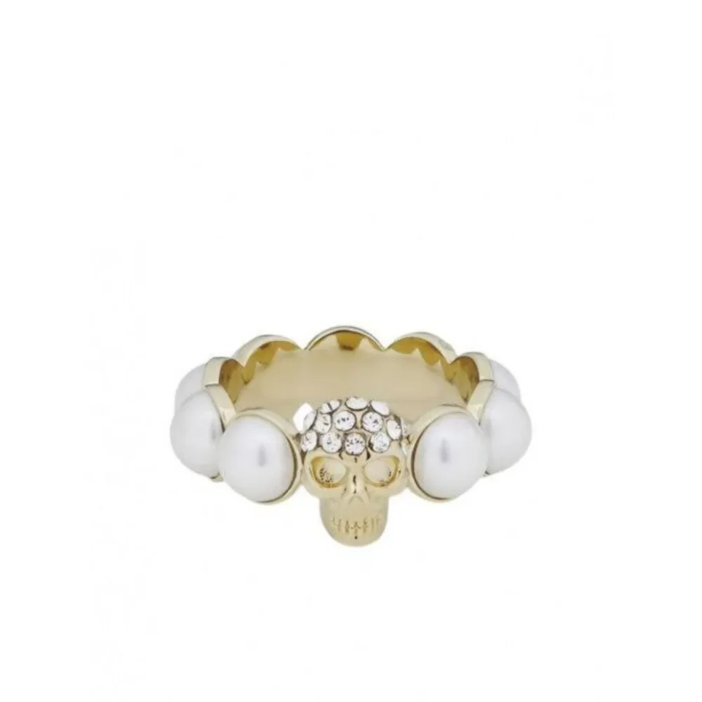 Skull Pearl Ring